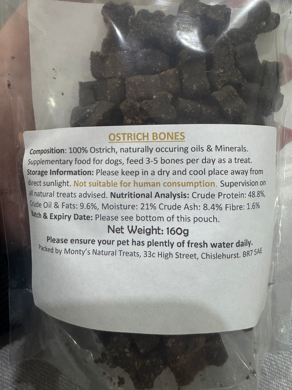 Ostrich Bone Treats